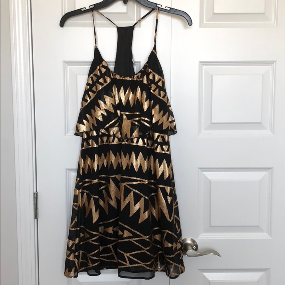 GB black & gold dress!
